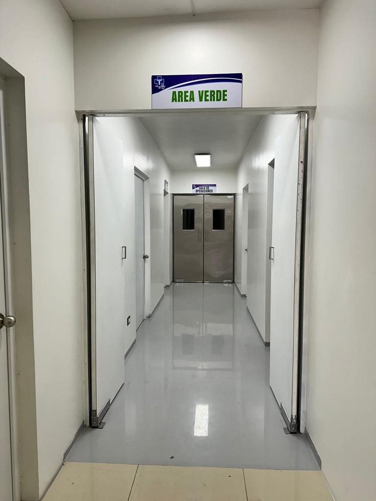 Pasillo esterilizado